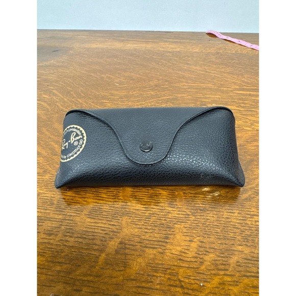 Ray-Ban Sunglasses Mens Black Polarized Square Plastic Brown Lens Case Italy